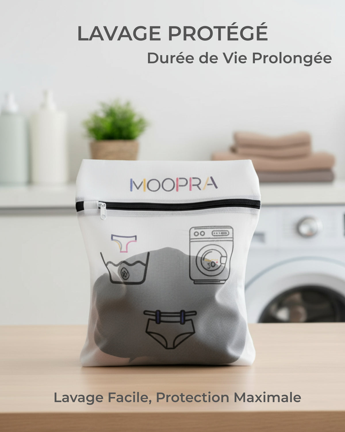 Lot 2 Pochettes Étanches pour Culotte Menstruelle ou protection Hygiénique