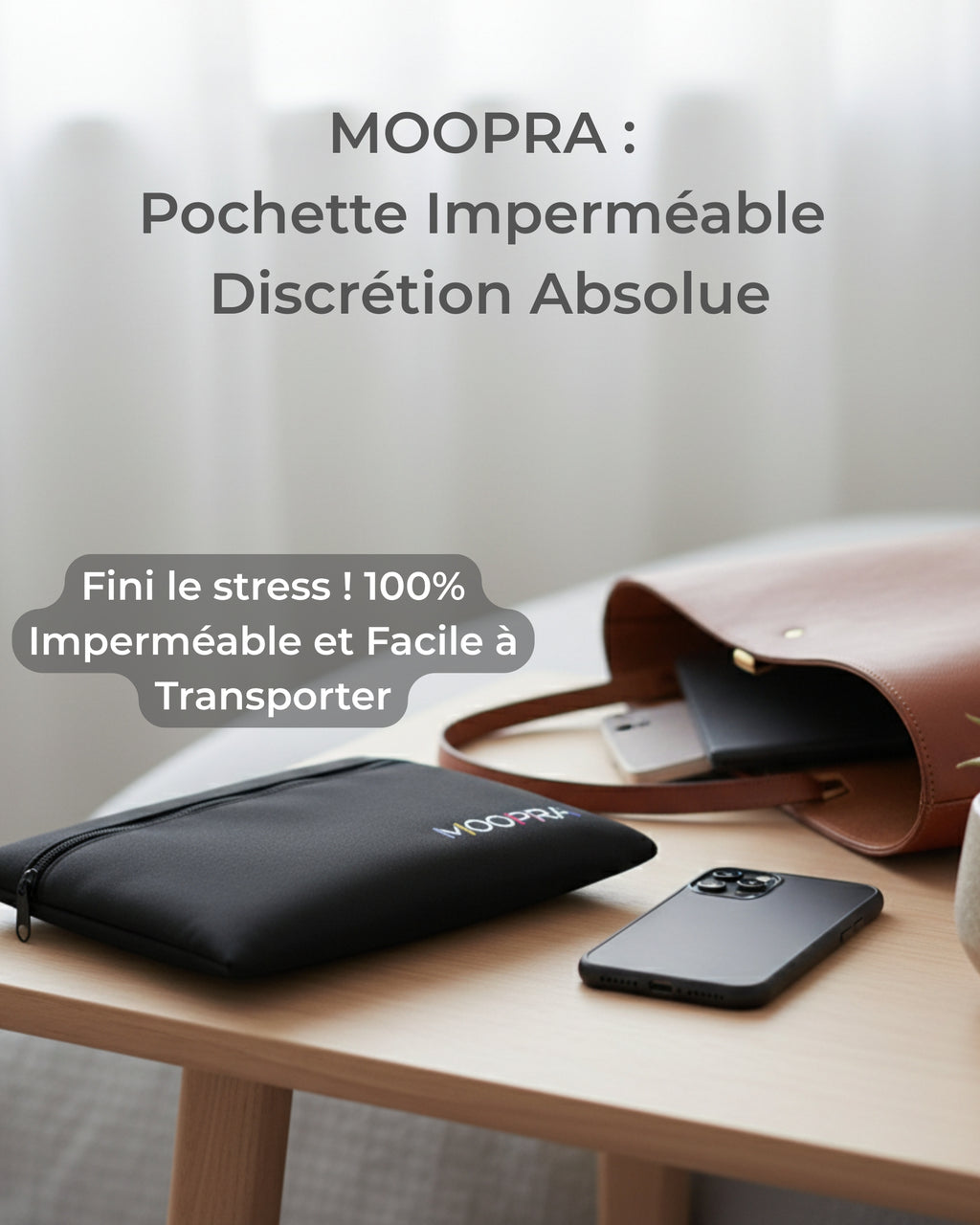 Lot 2 Pochettes Étanches pour Culotte Menstruelle ou protection Hygiénique