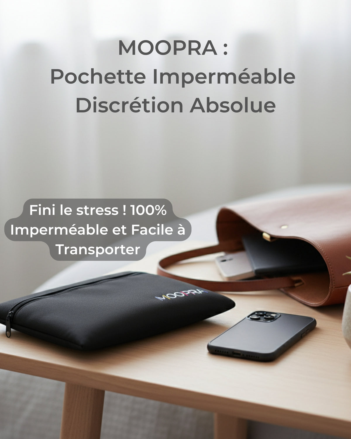 Lot 2 Pochettes Étanches pour Culotte Menstruelle ou protection Hygiénique