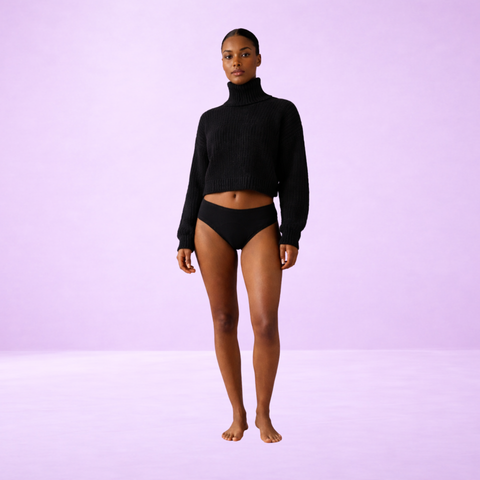 LOT 3 CULOTTES EVA BLACK - SECONDE PEAU SANS COUTURES